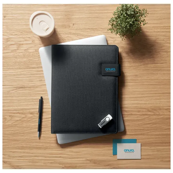 A4 folder and wireless charger - MO2495 (MOCN#03)